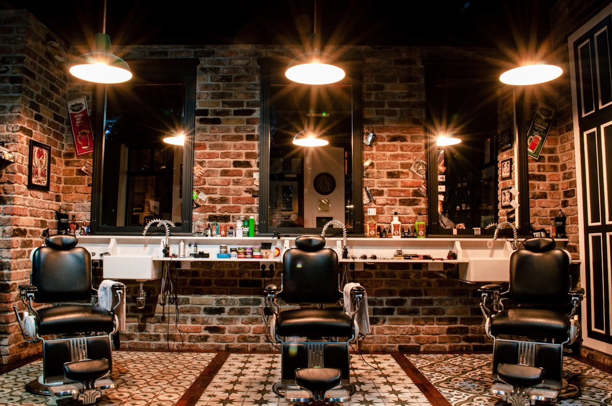 Ambiente de uma barbearia